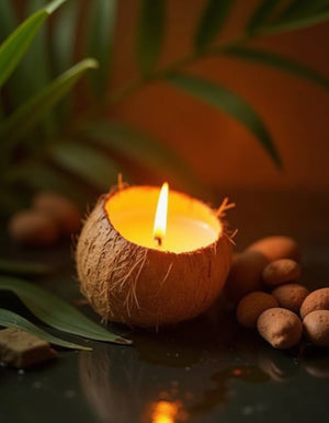 COCONUT SHELL CANDLES